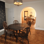 Dining room connected to to kitchen